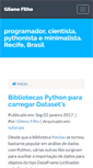 Mobile Screenshot of gilenofilho.com.br